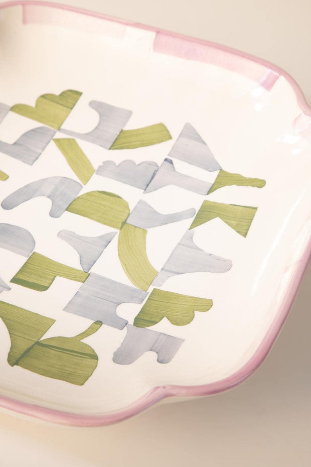 SERVING PLATTERS Gyamati Ceramic Shaped Platter