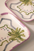 SERVING PLATTERS Gyamati Ceramic Square Platter (Set Of 2)
