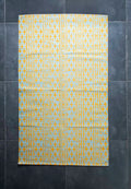 PRINT & PATTERN RUGS Gyamati Printed Rug (Amber Yellow)