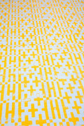 PRINT & PATTERN RUGS Gyamati Printed Rug (Amber Yellow)