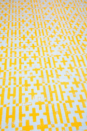 PRINT & PATTERN RUGS Gyamati Printed Rug (Amber Yellow)