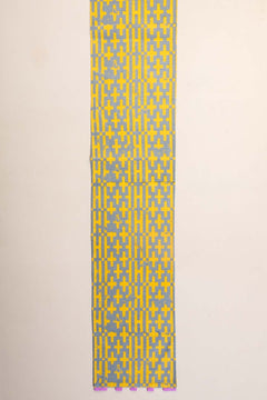 TABLE RUNNERS Gyamati Grey Yellow Table Runner