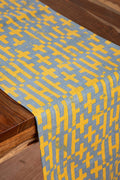 TABLE RUNNERS Gyamati Grey Yellow Table Runner