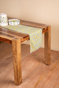 Gyamati Grey Yellow Table Runner