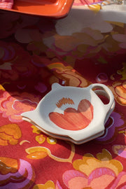 DINING ACCESSORIES Gypsy Rose Orange Tea Bag Thinggy (Set Of 2)