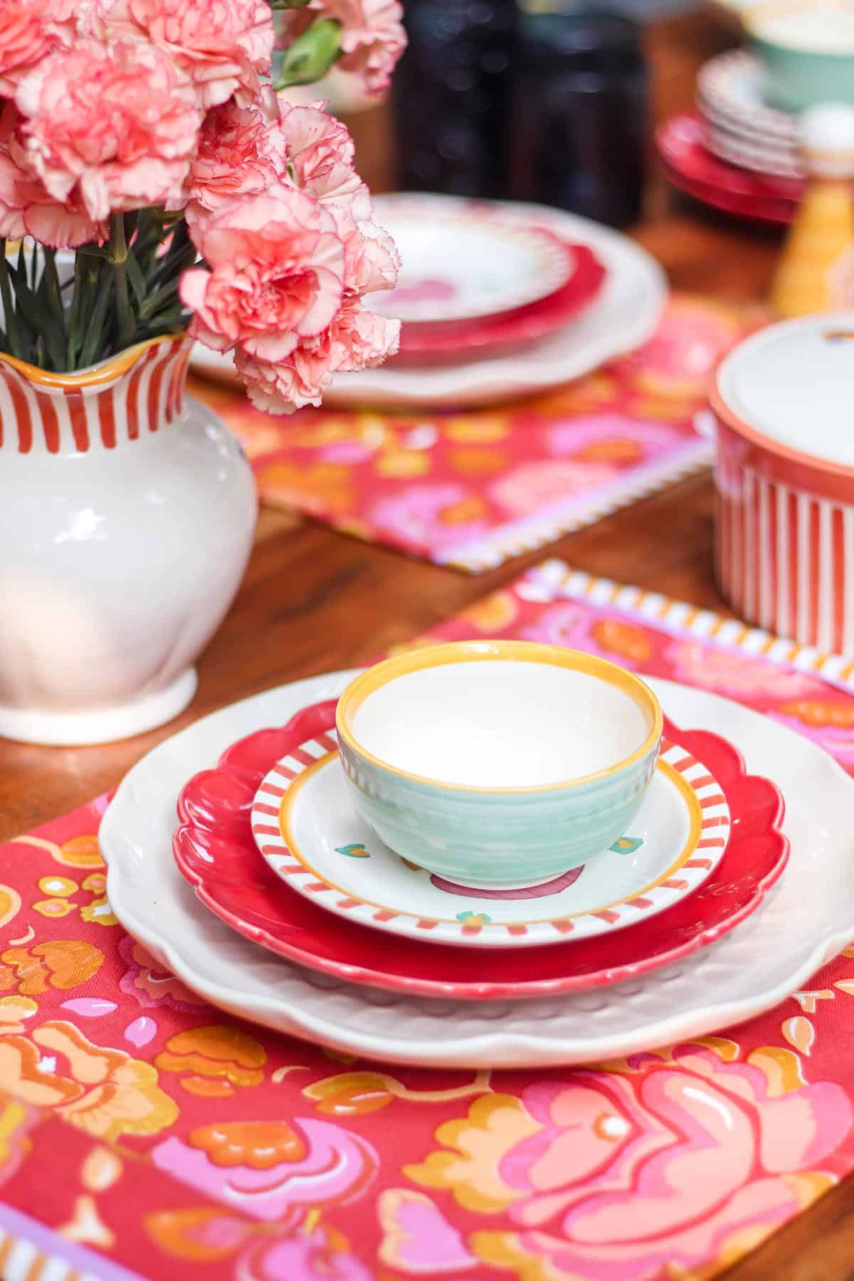 TABLE MATS Gypse Rose Table Mat (Set Of 4)