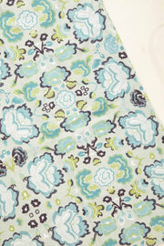 PRINT & PATTERN UPHOLSTERY FABRICS Gypsy Rose Misty Blue Printed Upholstery Fabric