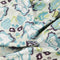 Gypsy Rose Misty Blue Printed Upholstery Fabric