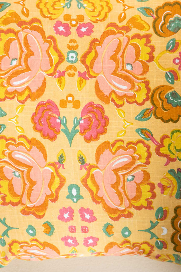 PRINT & PATTERN CUSHIONS Gypsy Rose Multi-Colored Cushion Cover (61 Cm X 61 Cm)
