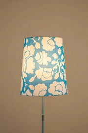 LAMPSHADES Gypsy Rose Small Taper Drum Lampshade (Aqua Blue)