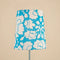 Gypsy Rose Small Taper Drum Lampshade (Aqua Blue)
