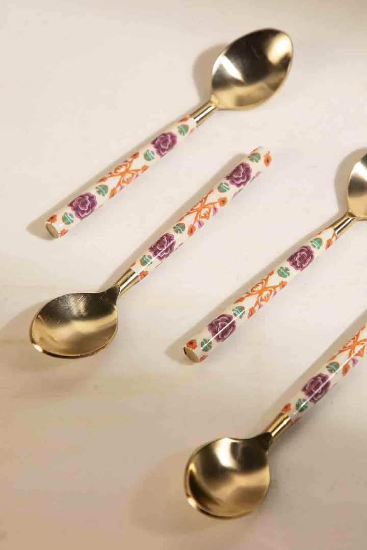 PERSONAL CUTLERY SET Gypsy Rose Dessert Spoon Set