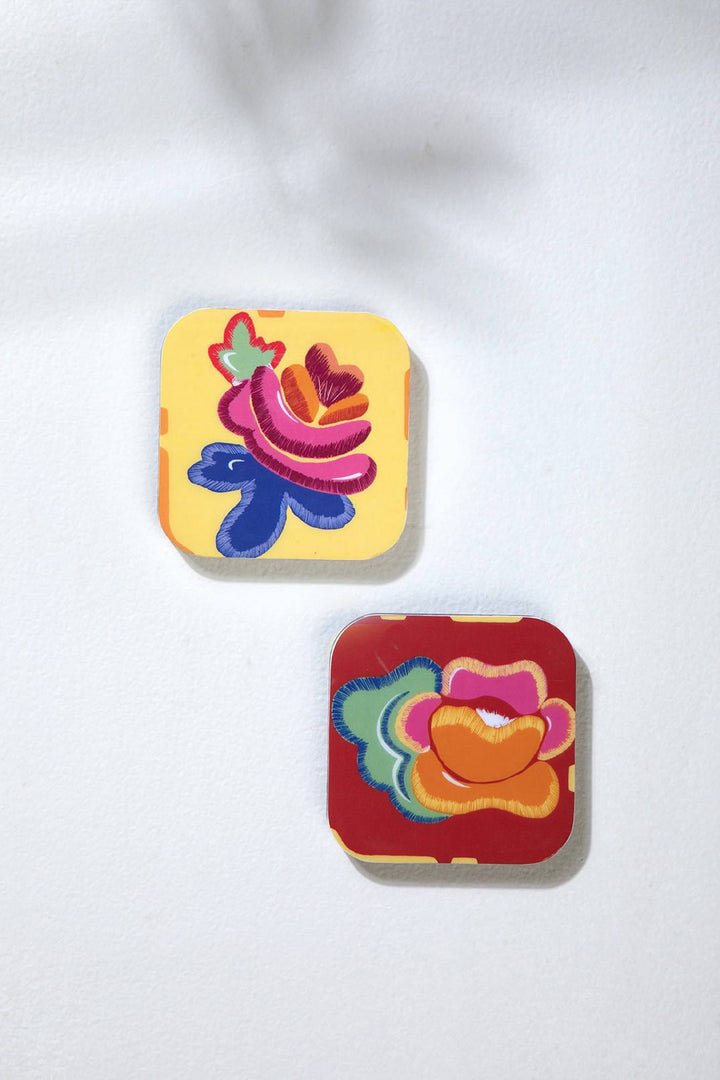 TRIVETS & COASTERS Gypsy Rose Coaster (Set Of 2)
