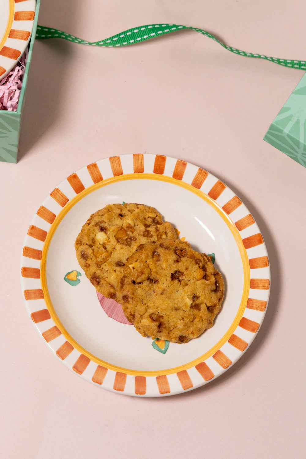 SNACK PLATES Gypsy Rose Ceramic Tapas Plate (Set Of 2)