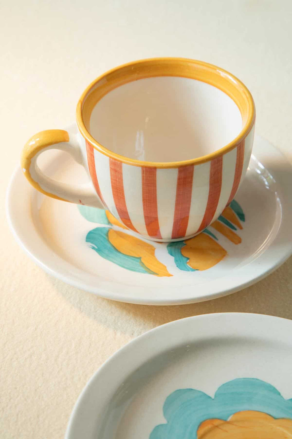 MUGS & CUPS Gypsy Rose Ceramic Tea Cup And Saucer Set