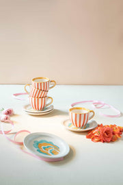 MUGS & CUPS Gypsy Rose Ceramic Tea Cup And Saucer Set