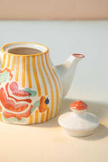 TEA TIME Gypsy Rose Ceramic Tea Pot