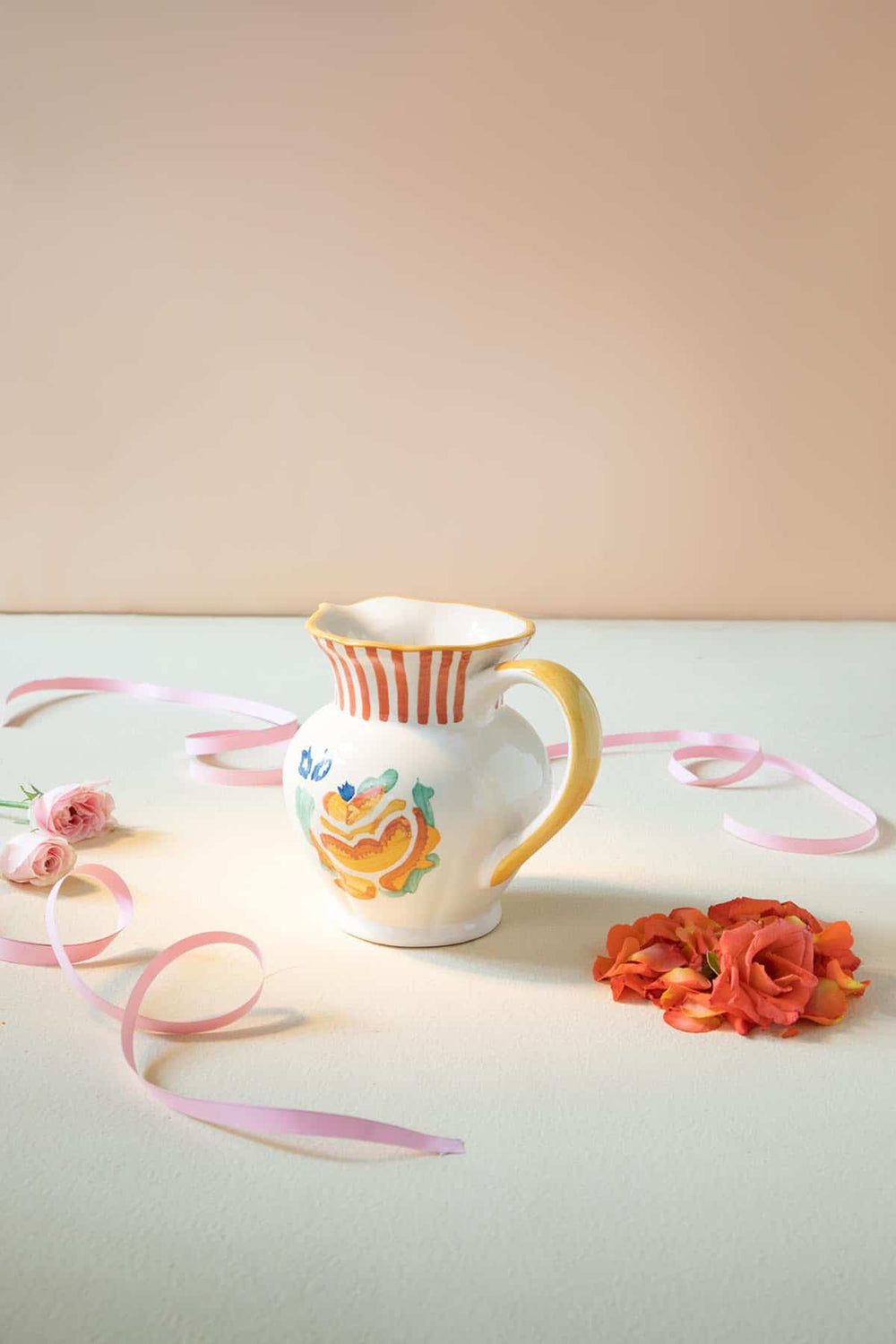 JUGS & CARAFES Gypsy Rose Ceramic Water Jug