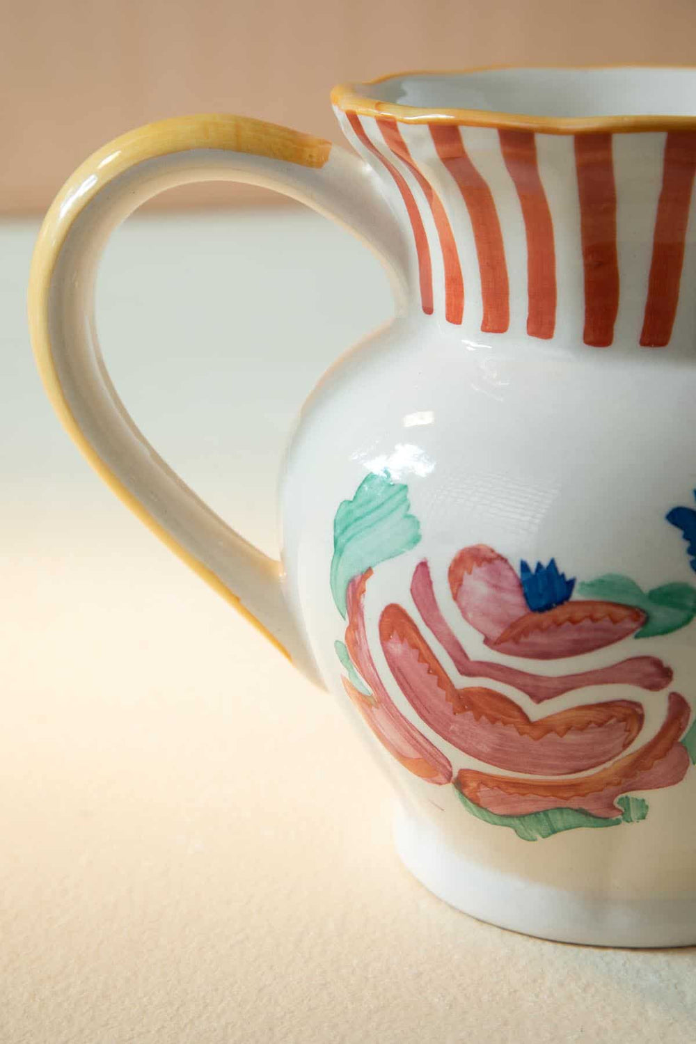 JUGS & CARAFES Gypsy Rose Ceramic Water Jug