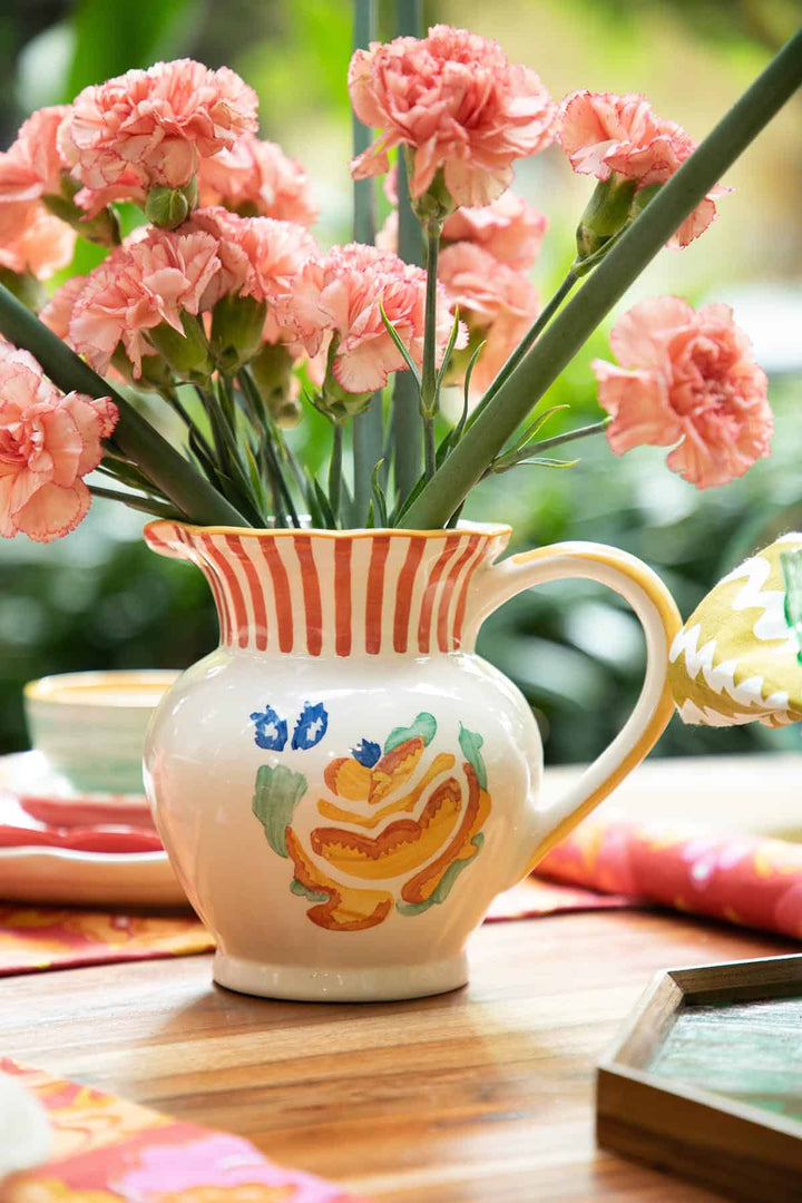 JUGS & CARAFES Gypsy Rose Ceramic Water Jug