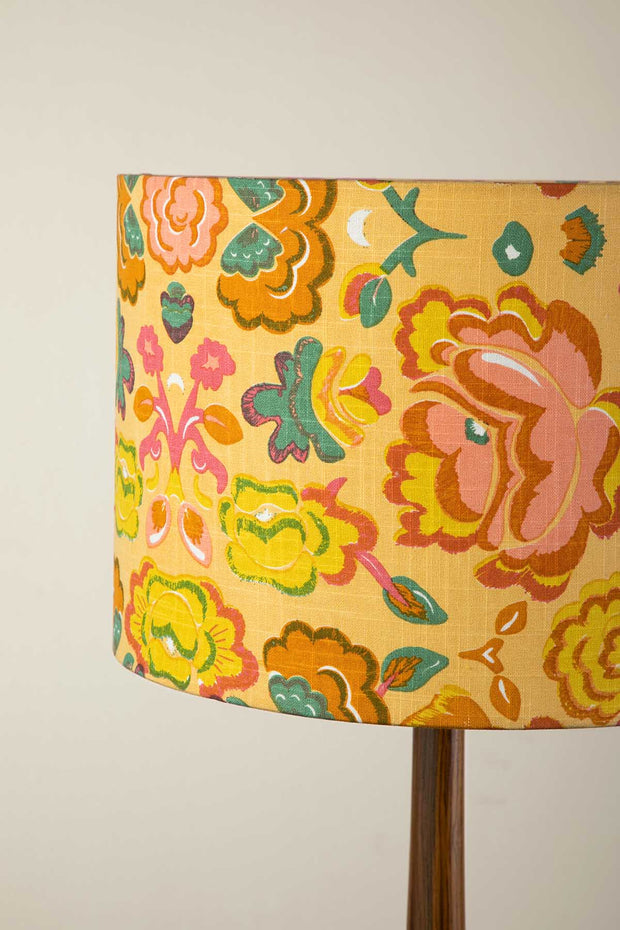 LAMPSHADES Gypsy Rose Large Drum Lampshade (Multi-Colored)