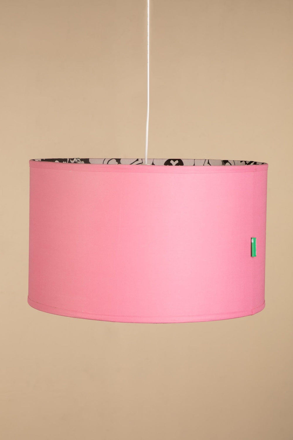 Pink Extra Large Drum Pendant