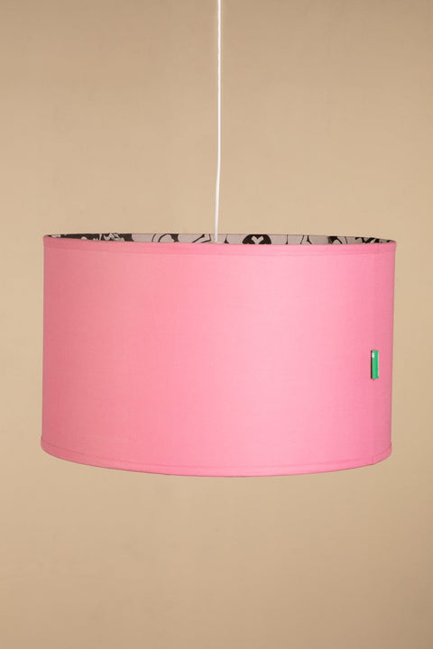 PENDANT LAMPS Gypsy Rose Extra Large Drum Pendant (Pink)