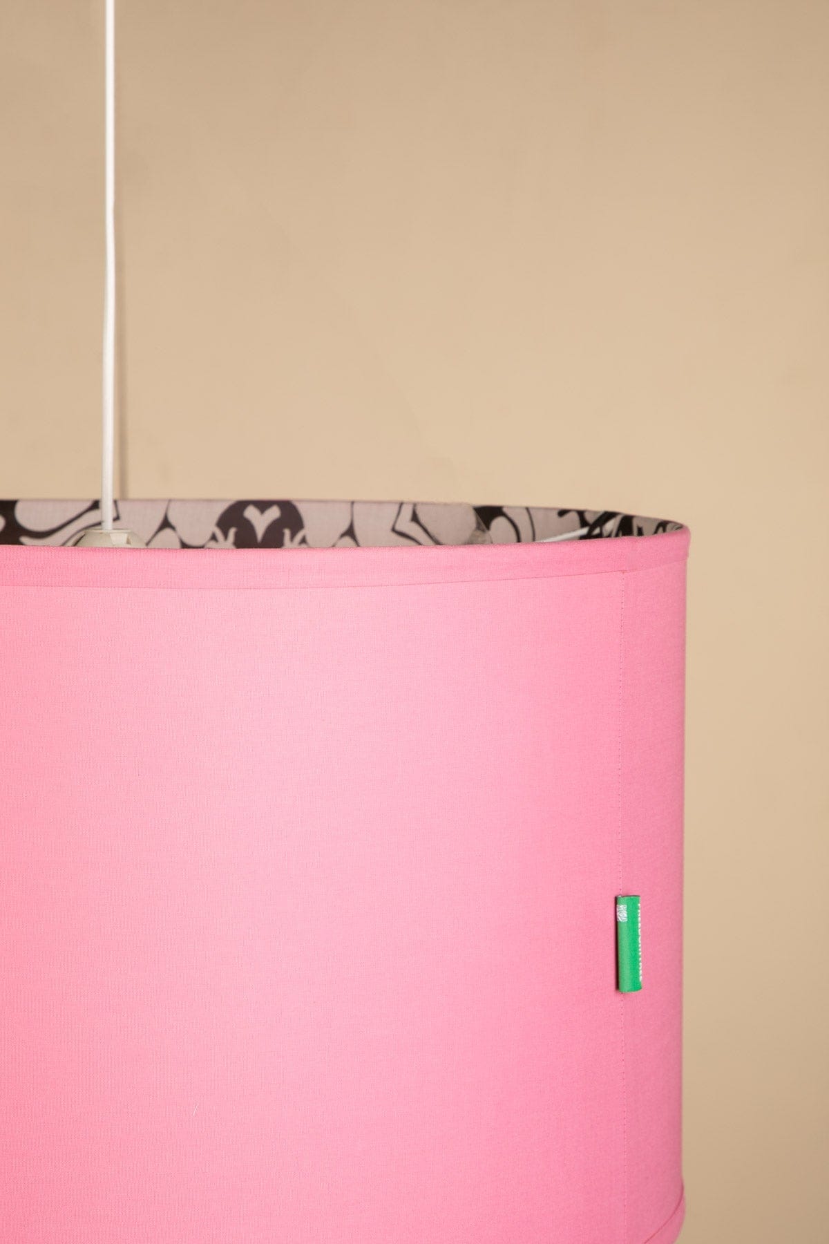 PENDANT LAMPS Gypsy Rose Extra Large Drum Pendant (Pink)