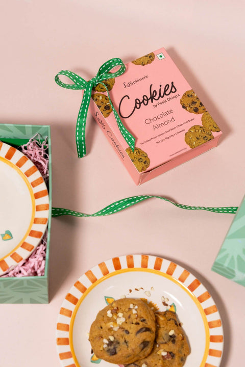 GIFT SETS Gypsy Rose Tapas Plates with Le15 Cookies Gift Set