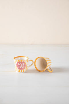 Gypsy Stripes Tea Cup (Set Of 2)