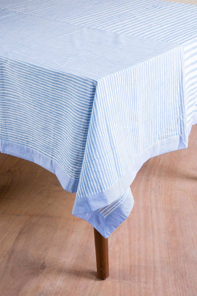 TABLE CLOTHS Half And Half Blue Table Cloth