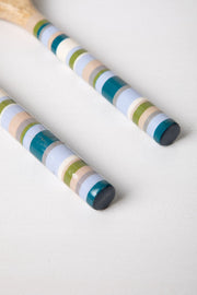 SERVING CUTLERY Happy Striper Pasta Server Set