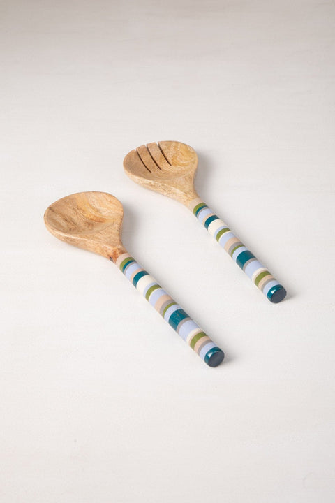 SERVING CUTLERY Happy Striper Pasta Server Set