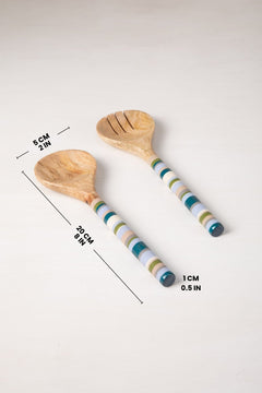 SERVING CUTLERY Happy Striper Pasta Server Set