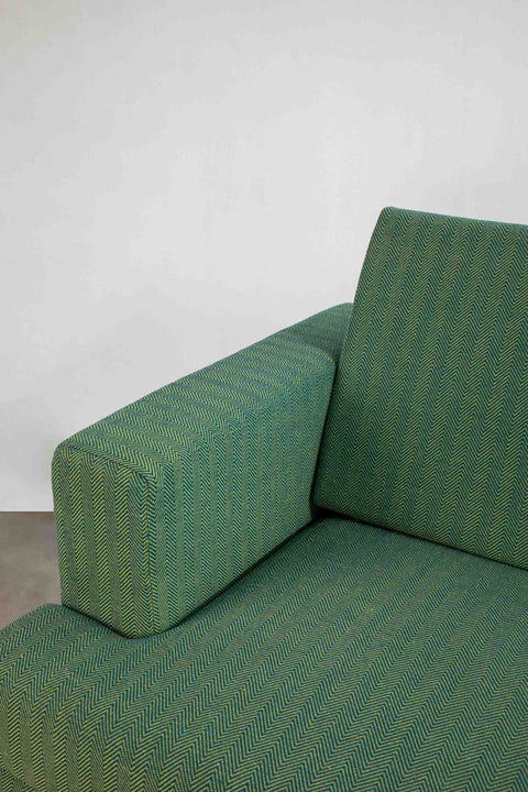 SOLID & TEXTURED UPHOLSTERY FABRICS Herringbone Solid Upholstery Fabric (Astral Green)