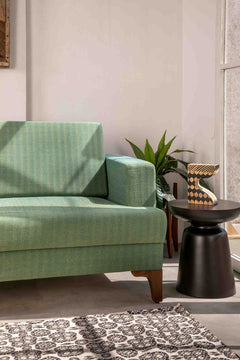 SOLID & TEXTURED UPHOLSTERY FABRICS Herringbone Solid Upholstery Fabric (Astral Green)