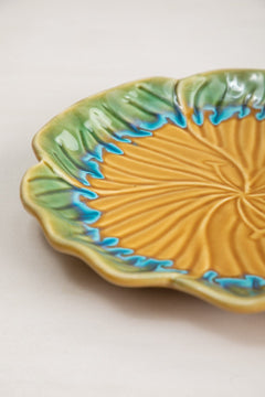 Hibiscus Ceramic Wall Plate