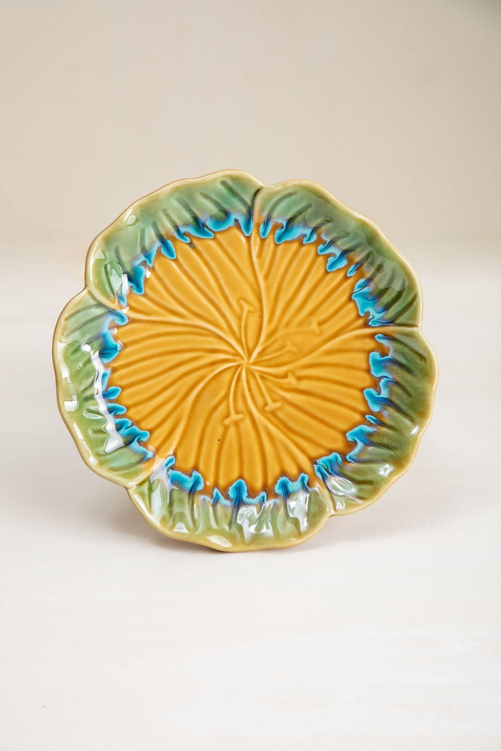 Hibiscus Ceramic Wall Plate