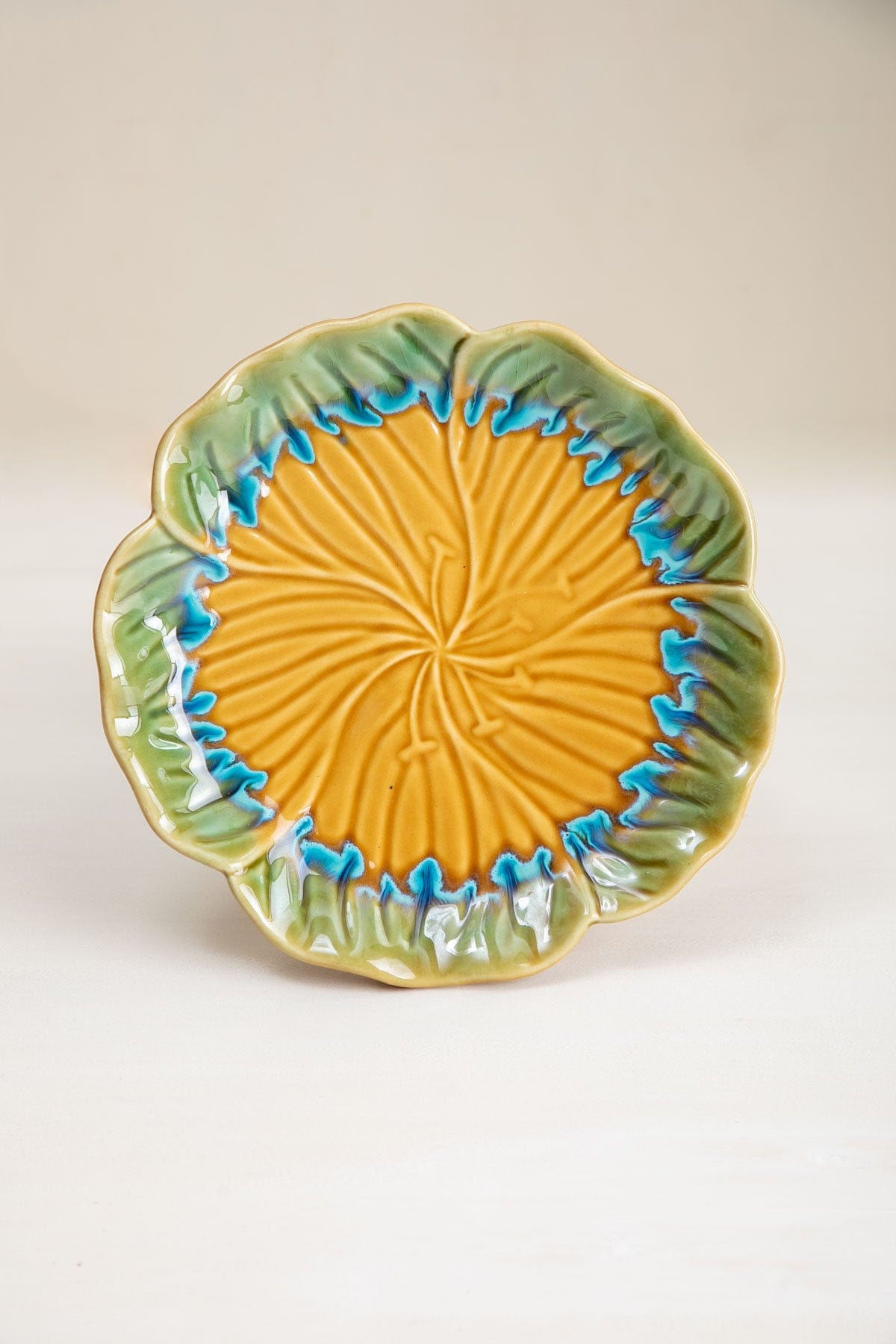 Hibiscus Ceramic Wall Plate