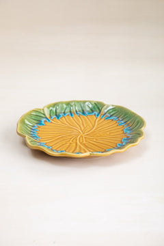Hibiscus Ceramic Wall Plate