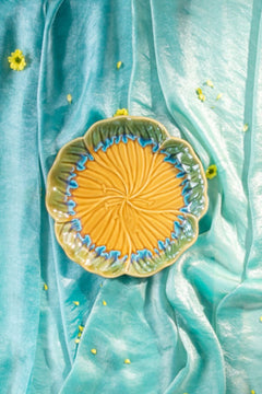 Hibiscus Ceramic Dinner Plate