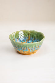 SERVING BOWLS Hibiscus Ceramic Round Bowl
