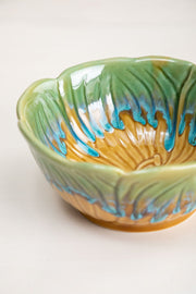 SERVING BOWLS Hibiscus Ceramic Round Bowl