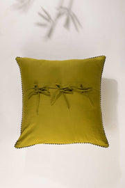 SHAMS & FLOOR CUSHIONS Hidden Bull Neutral Lime Floor Cushion Cover (61 Cm x 61 Cm)