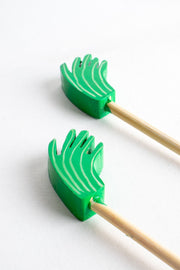 BAR TOOLS High Five Green Stirrer Set (Set Of 4)