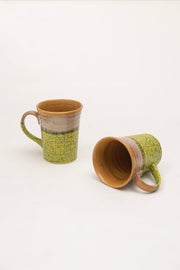 MUGS & CUPS Hillside Ceramic Tea Cup (Set Of 2)