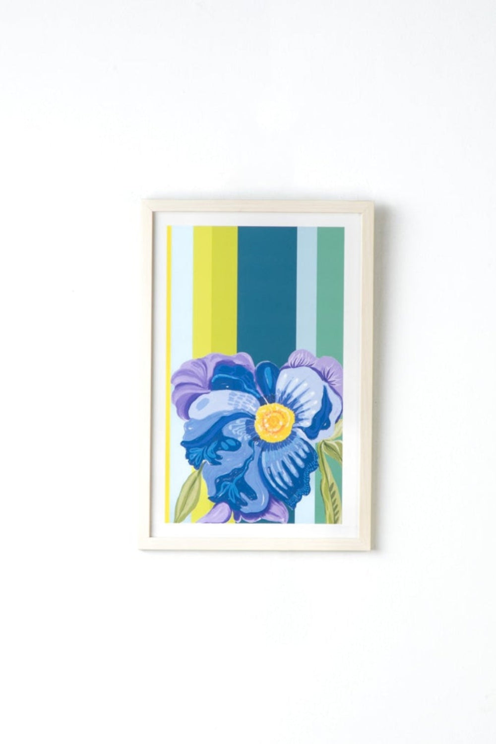 Himalayan Blue Poppy Wall Art (Multi-Colored)