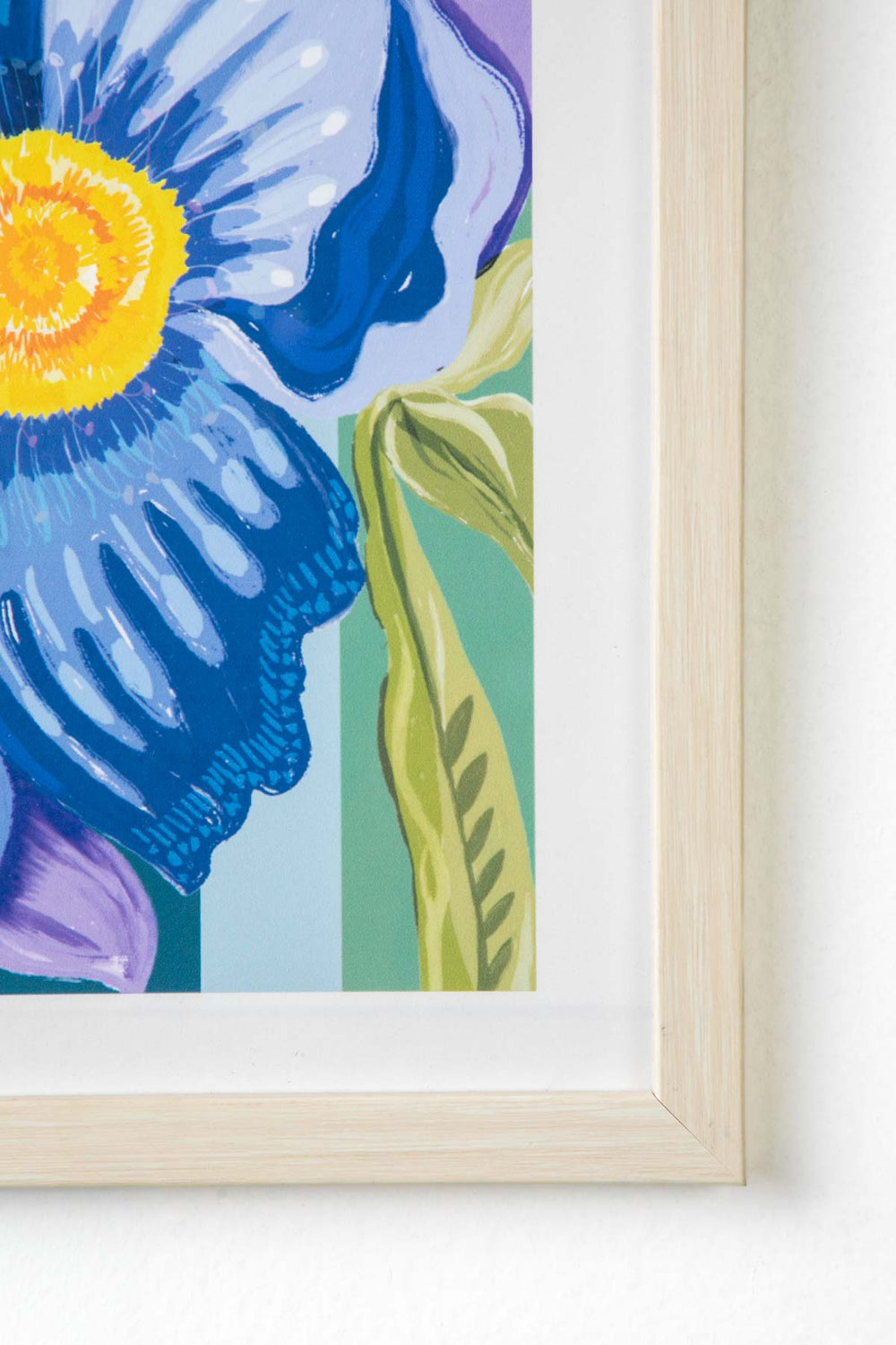 WALL ACCENTS Himalayan Blue Poppy Wall Art (Multi)