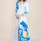 Himalayan Poppy Empire Waist Maxi Dress (Blue)