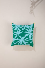 PRINT & PATTERN CUSHIONS Himalyan Blue Poppy Blue Cushion Cover (41 X 41 Cm)